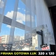 Firana gotowa z gipiurą ŁUK 320x120 (limitowana kolekcja) - na karnisz ok. 150cm